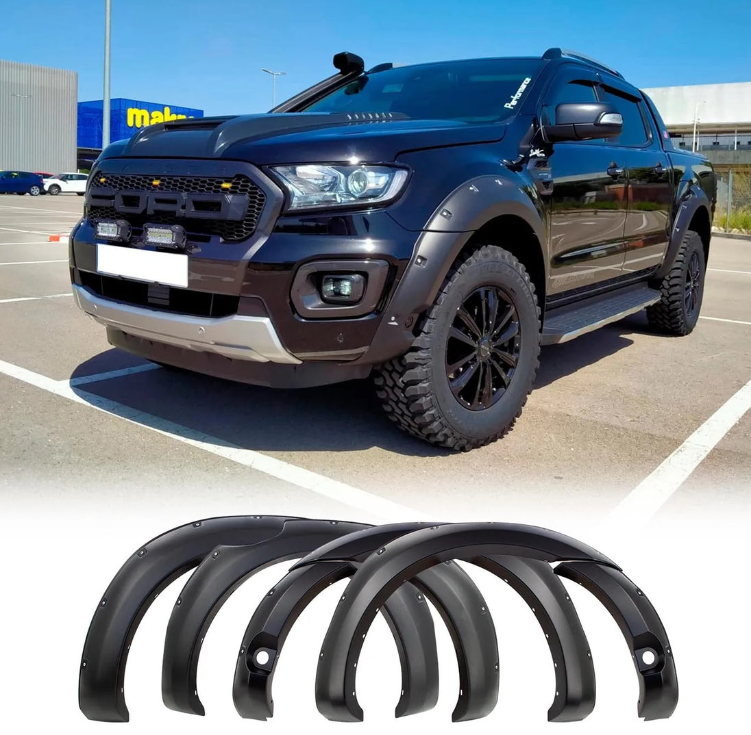Ford Ranger Wheel Arches, Fenders Studded Facelift T7