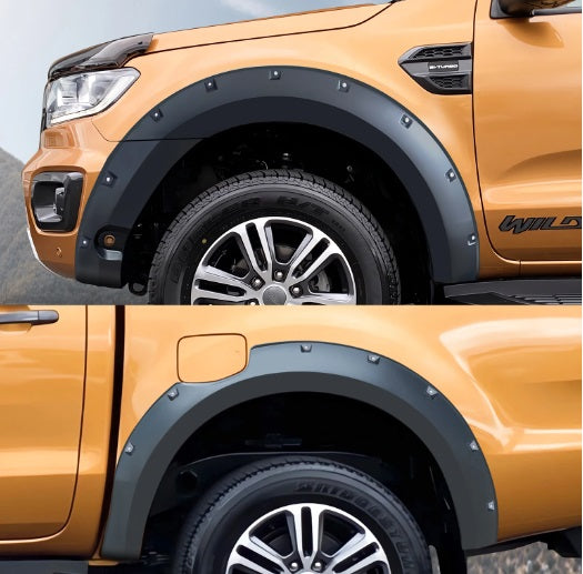Ford Ranger Wheel Arches, Fenders Studded Facelift T7